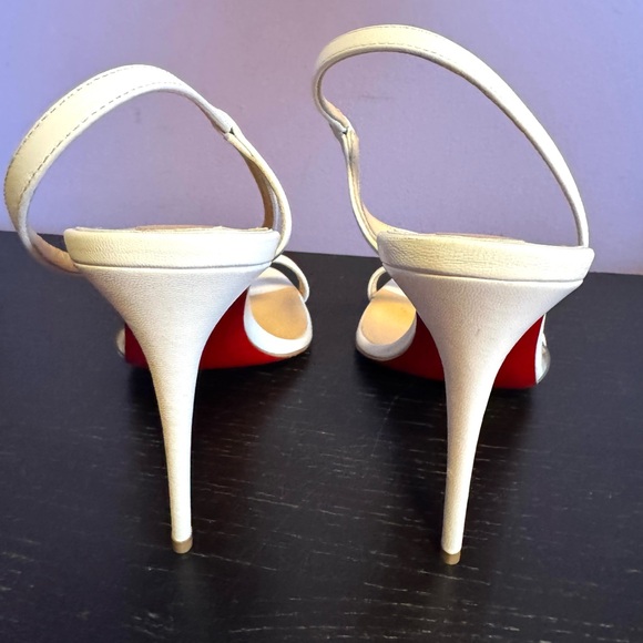 Christian Louboutin white leather Rosalie sandals - Picture 14 of 16